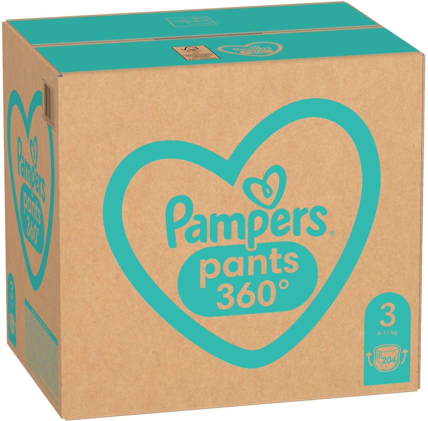 pampers 3 204szt ceneo