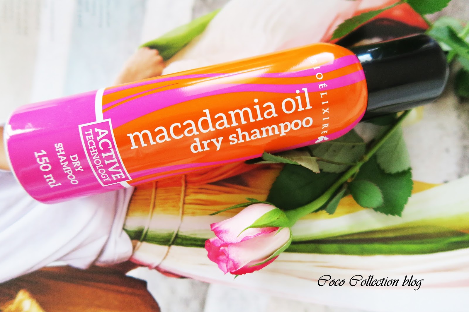 suchy szampon macadamia oil