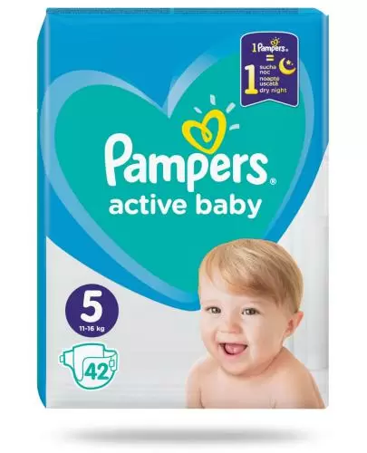 pieluchy pampers active baby premium