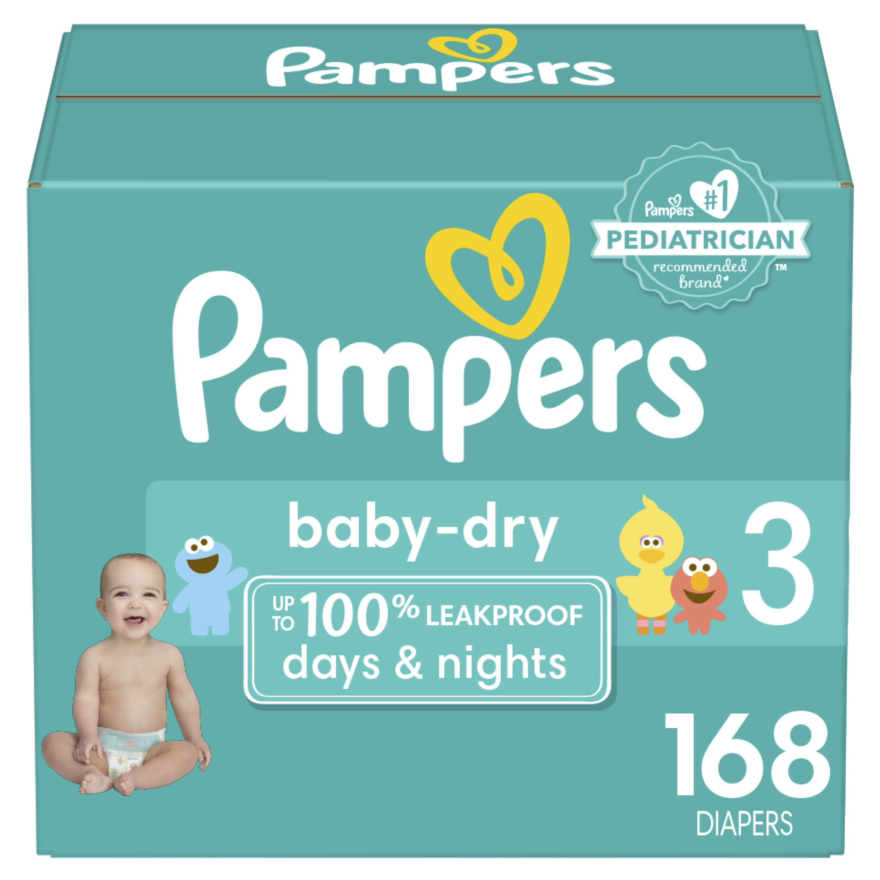 pampers 3 baby dry 68