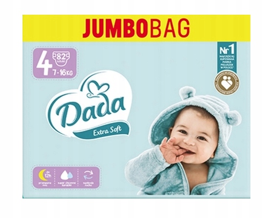 pieluchy dada extra soft jumbo box