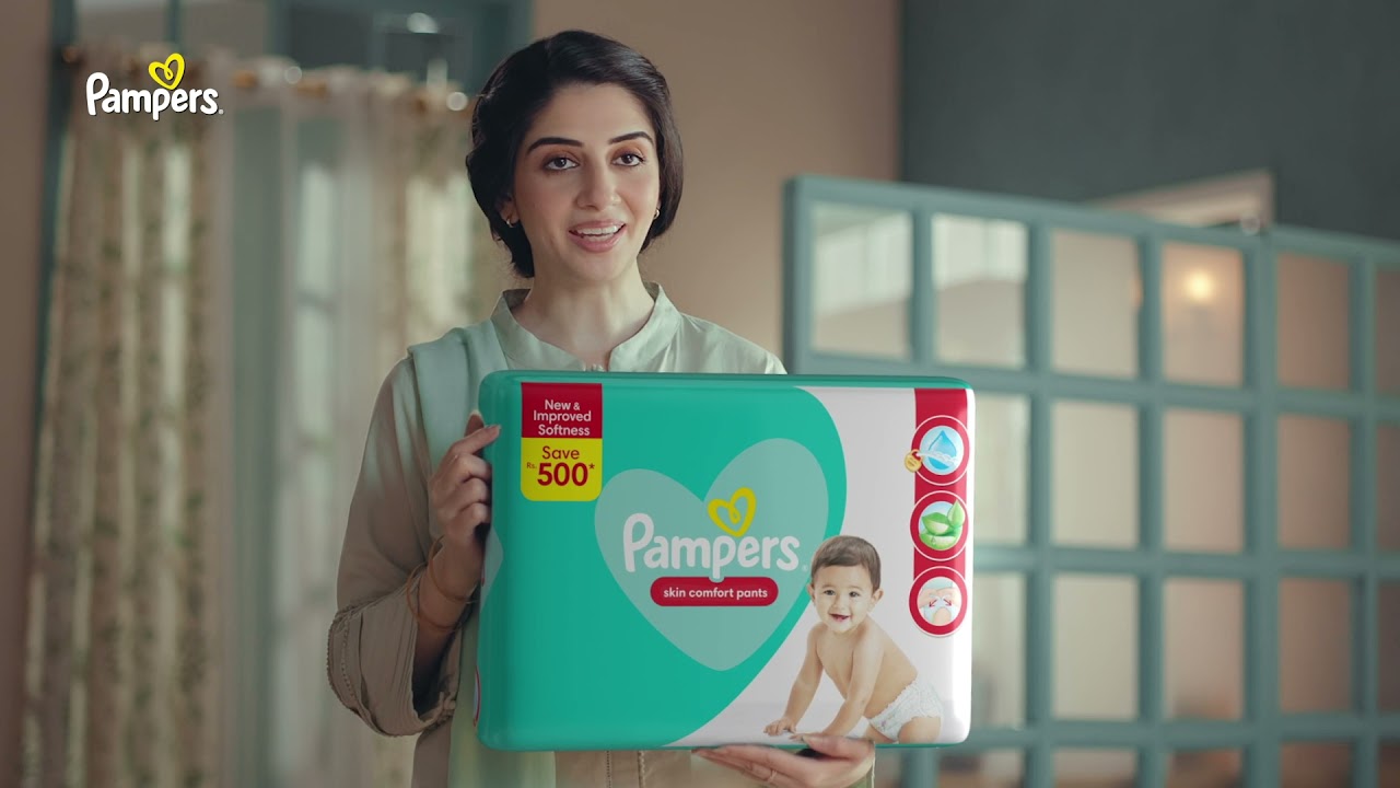 pampers pants commercial