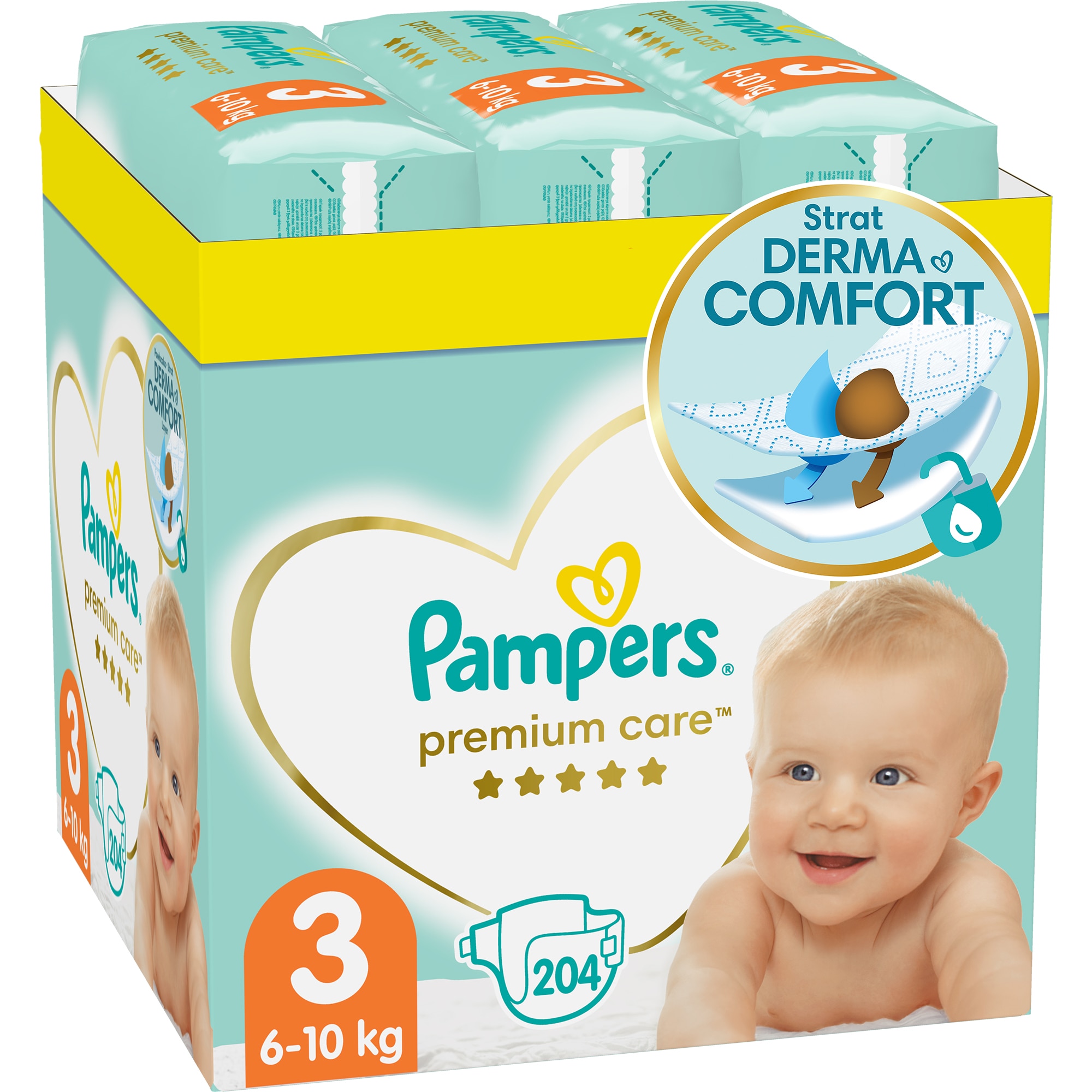 pampers premium care 3 emag