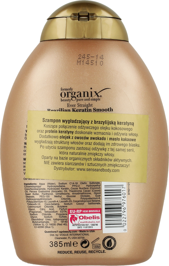 szampon organix skład