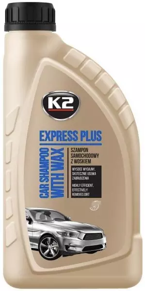 k2 express plus 1l szampon samochodowy z woskiem 1