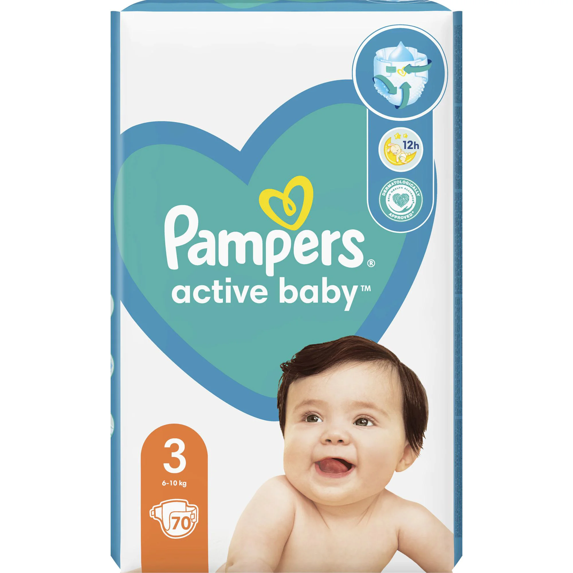 pampers active baby 3 6-10 кг