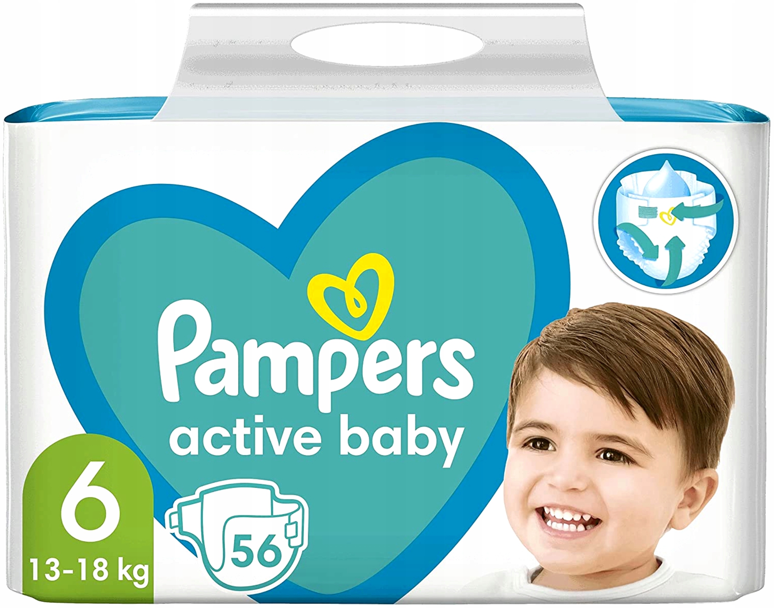 pieluszki typu pampers 6 do 25 kg