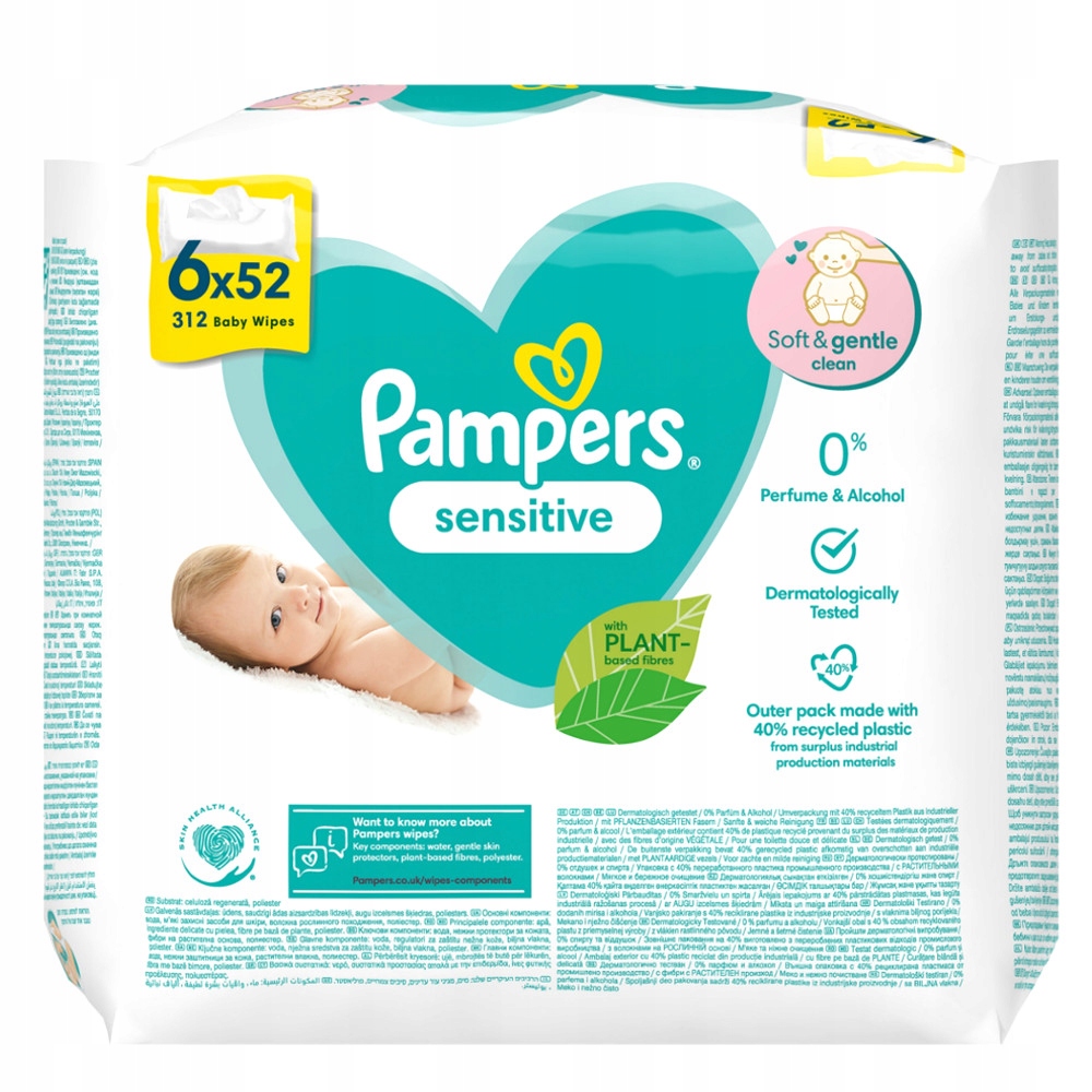 pampers mokre chusteczki biedronka