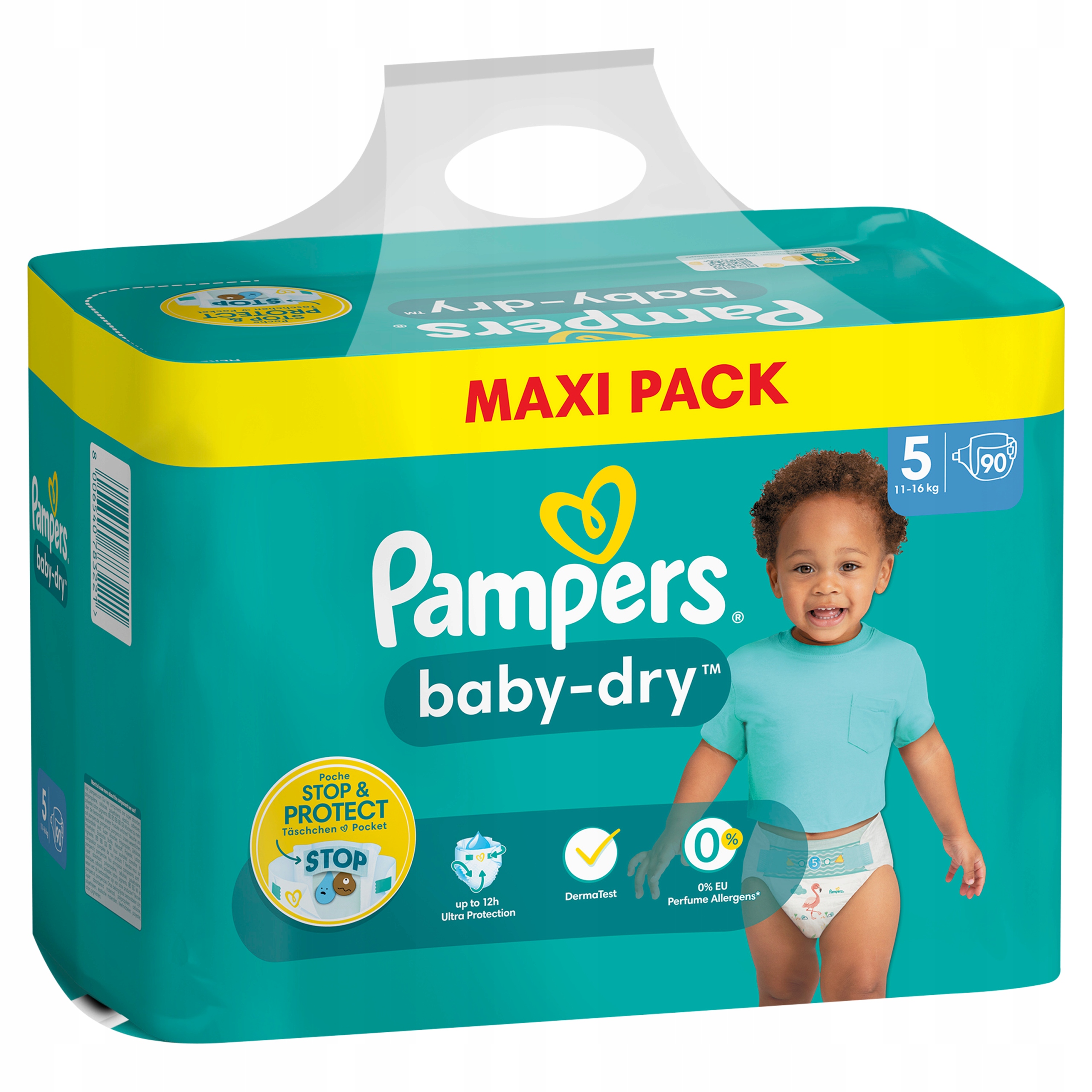 pieluchy pampers active baby dry 90 sztuk