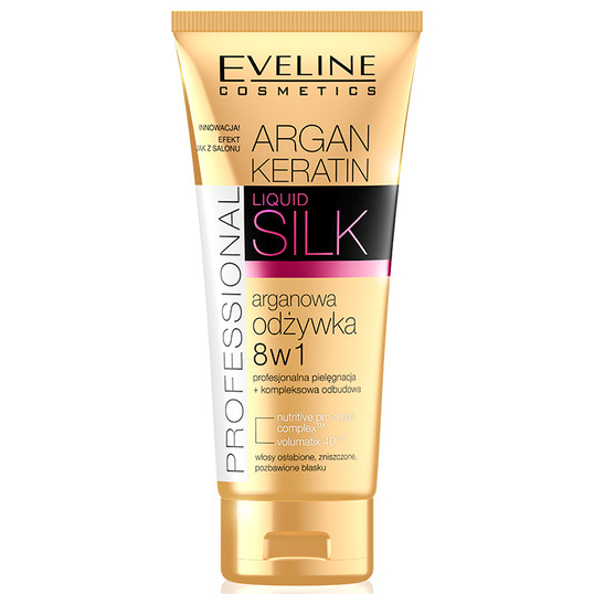 eveline argan silk szampon keratynowy z jedwabiem 8w1