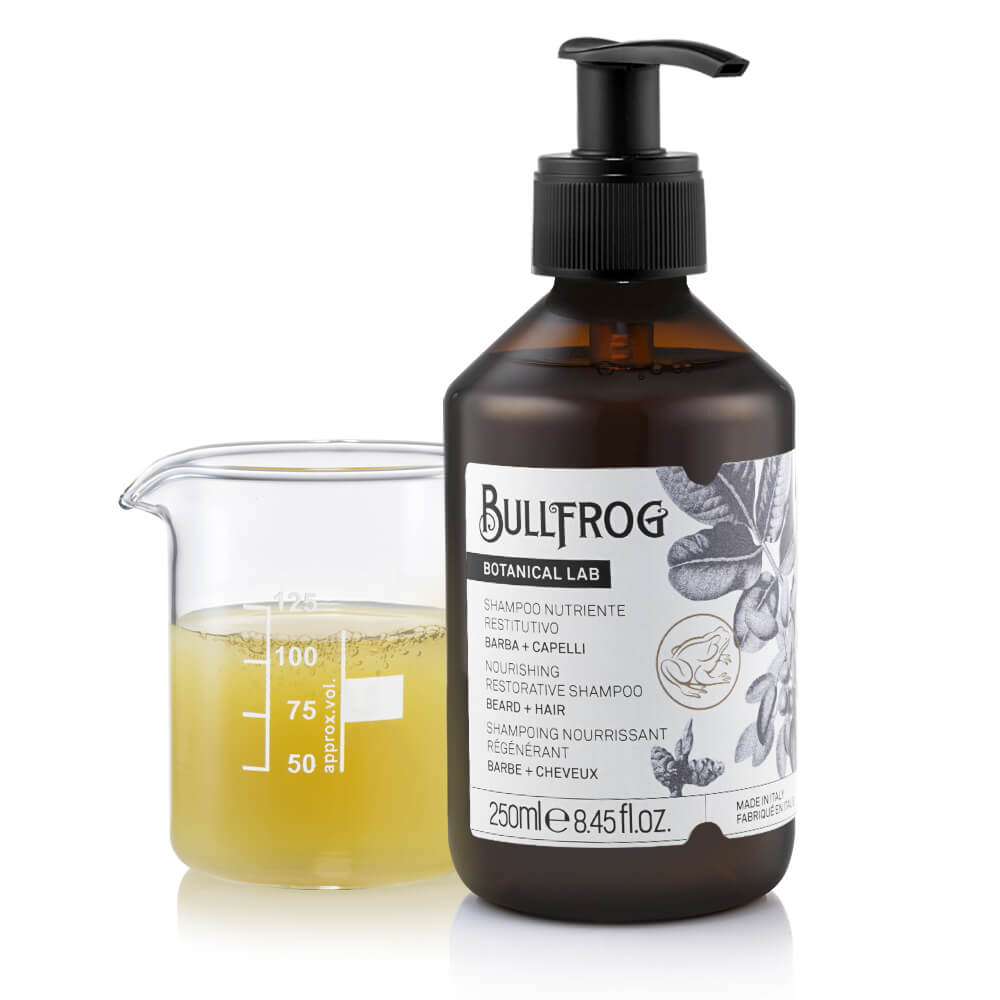 bullfrog nourishing restorative shampoo szampon odżywczy do włosów i brody