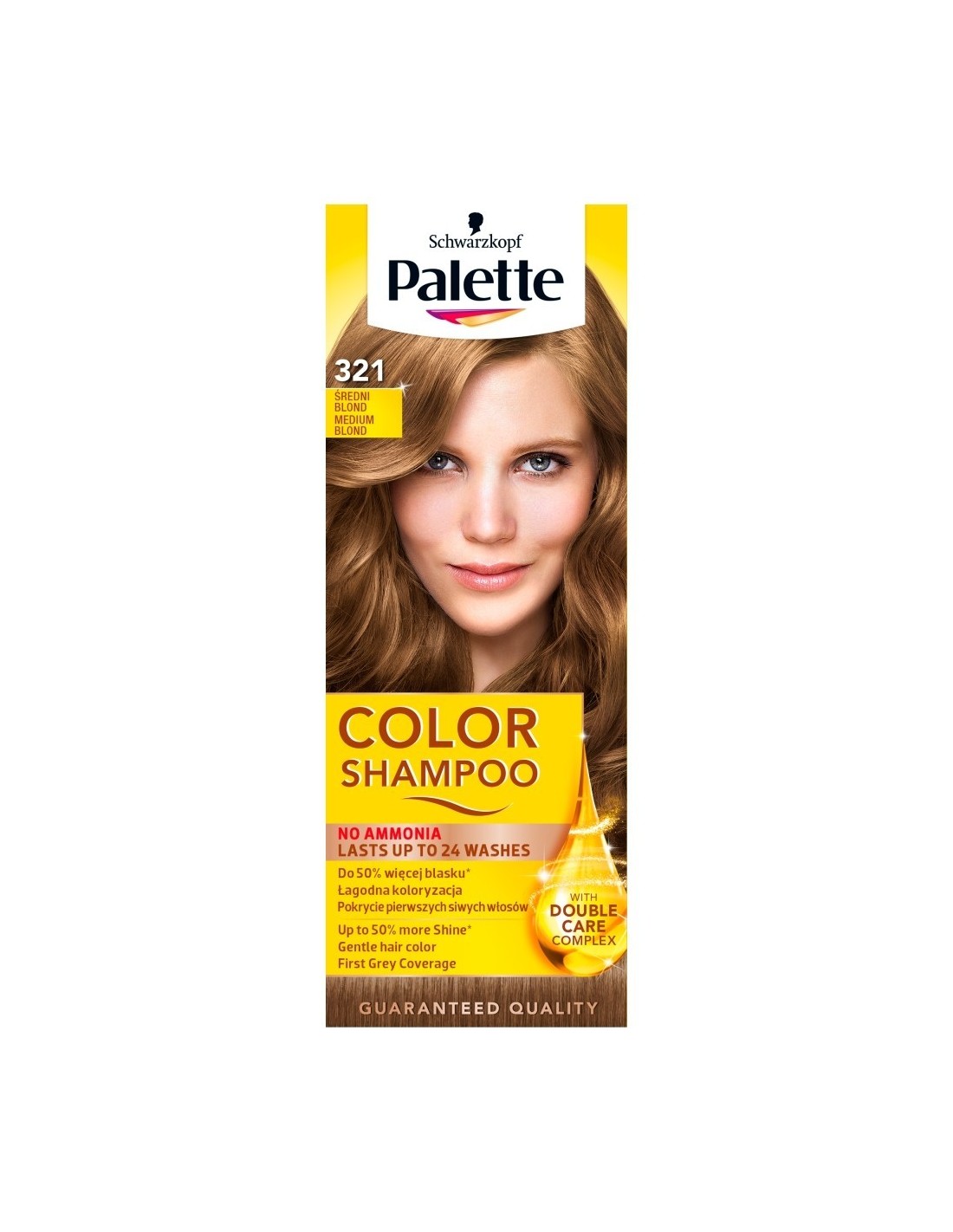 palette color shampoo szampon koloryzujący sredni blond