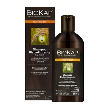 biokap nutricolor szampon odbudowujący do włosów farbowanych