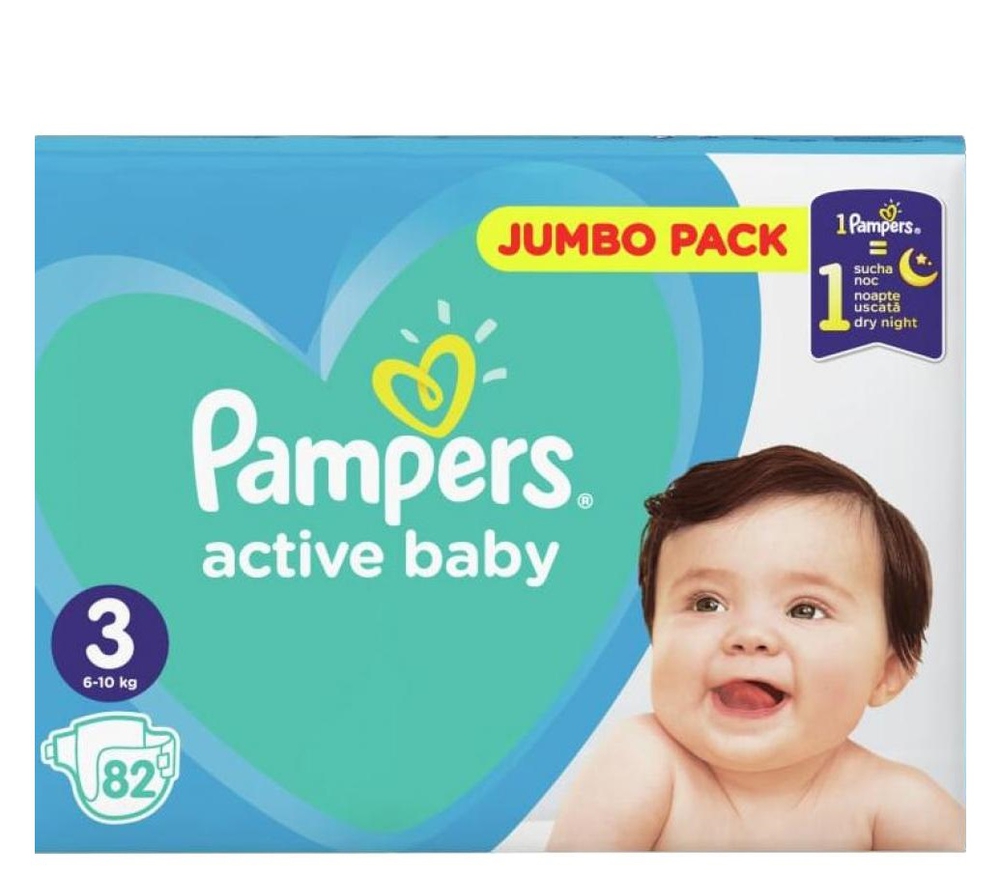 pampers 3 active baby