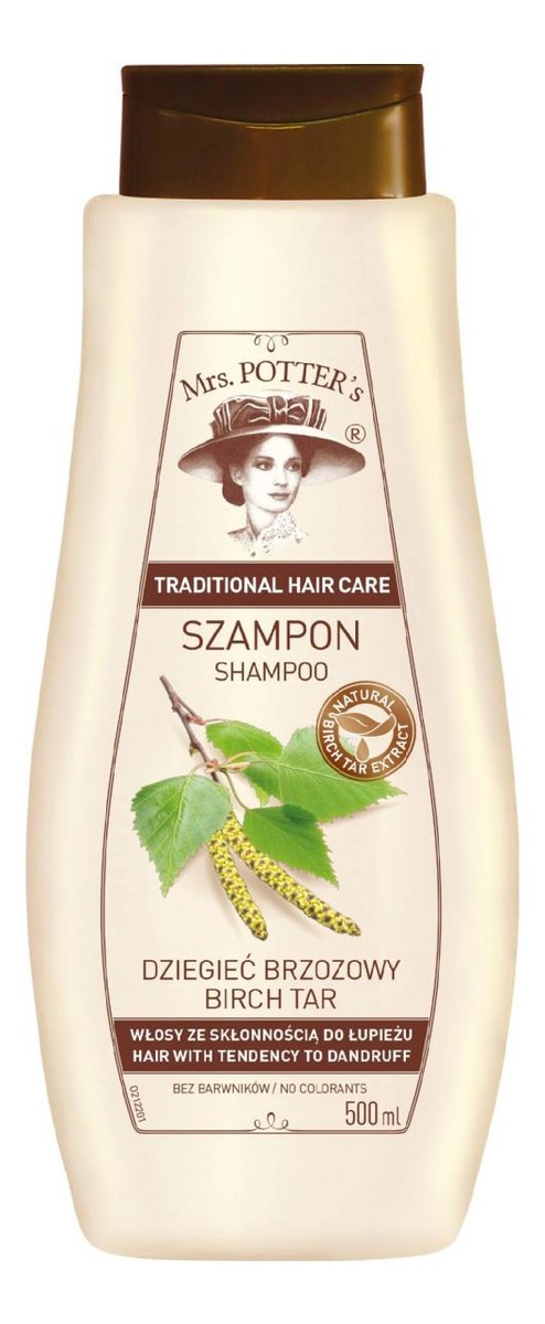 mrs potters szampon przeciwłupieżowy z dziegciem sklad