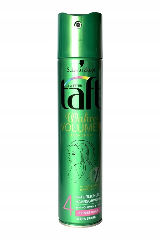 taft lakier do włosów zielony 4 volumen