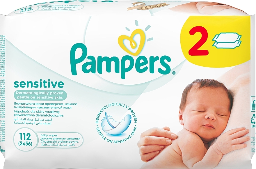 pampers new born husteczki