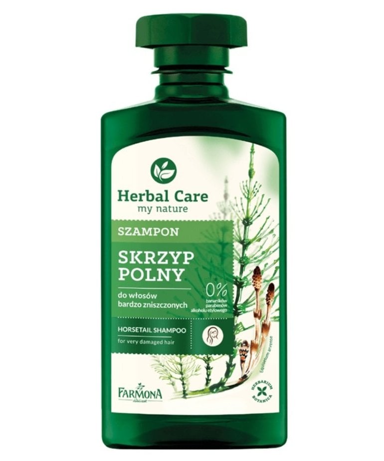 szampon do włosów herbal care tatarak i skrzyp polny