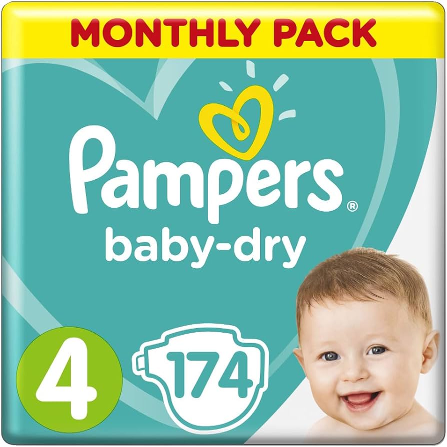 pampers 4 174 pieces