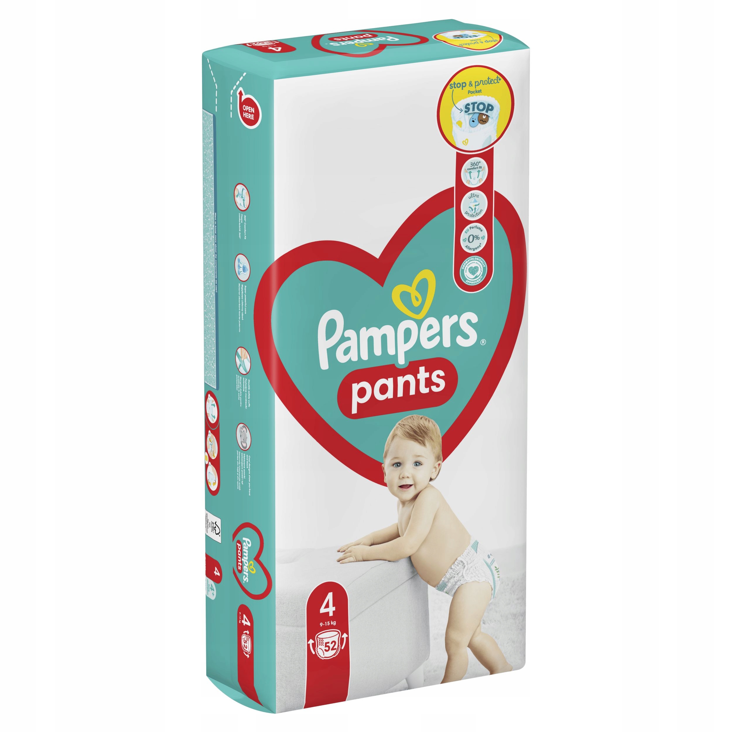 tescopampers pants pieluchomajtki 4 52 szt