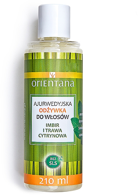 orientana ajurwedyjska naturalna odżywka do włosów imbir i trawa cytrynowa