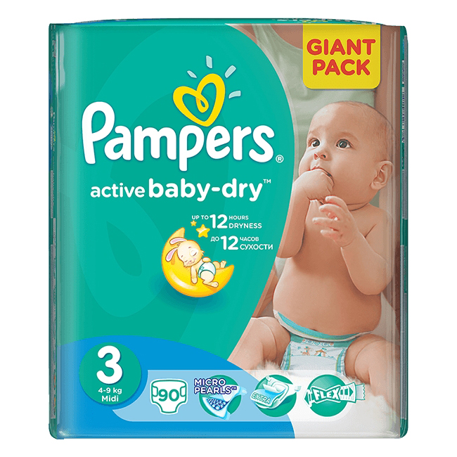 pampers giant pack 3 96 sztuk cena