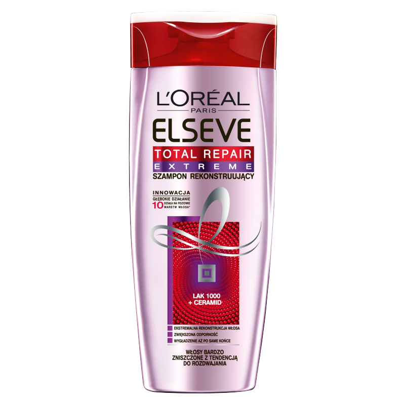 loreal paris elseve total repair extreme rekonstruujący szampon do włosów