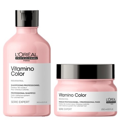 szampon i maska loreal vitamino color a-ox