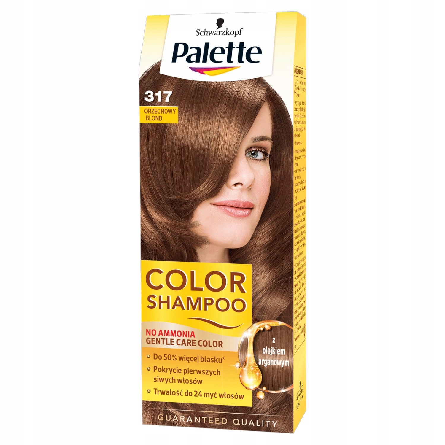 palette color shampoo 317 orzechowy blond szampon koloryzujący