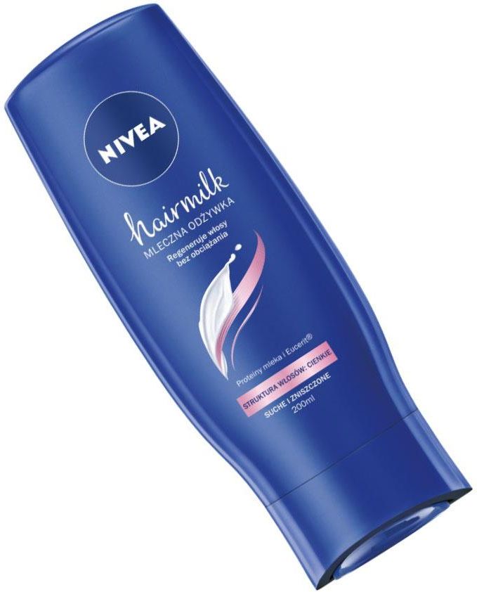 nivea hairmilk mleczna odżywka pielęgnująca do włosów o strukturze cienkiej