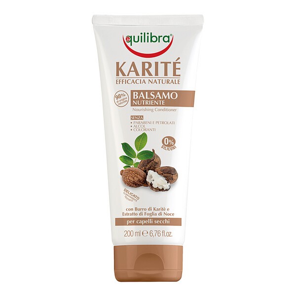 equilibra karite szampon intensywnie odżywiający z masłem shea