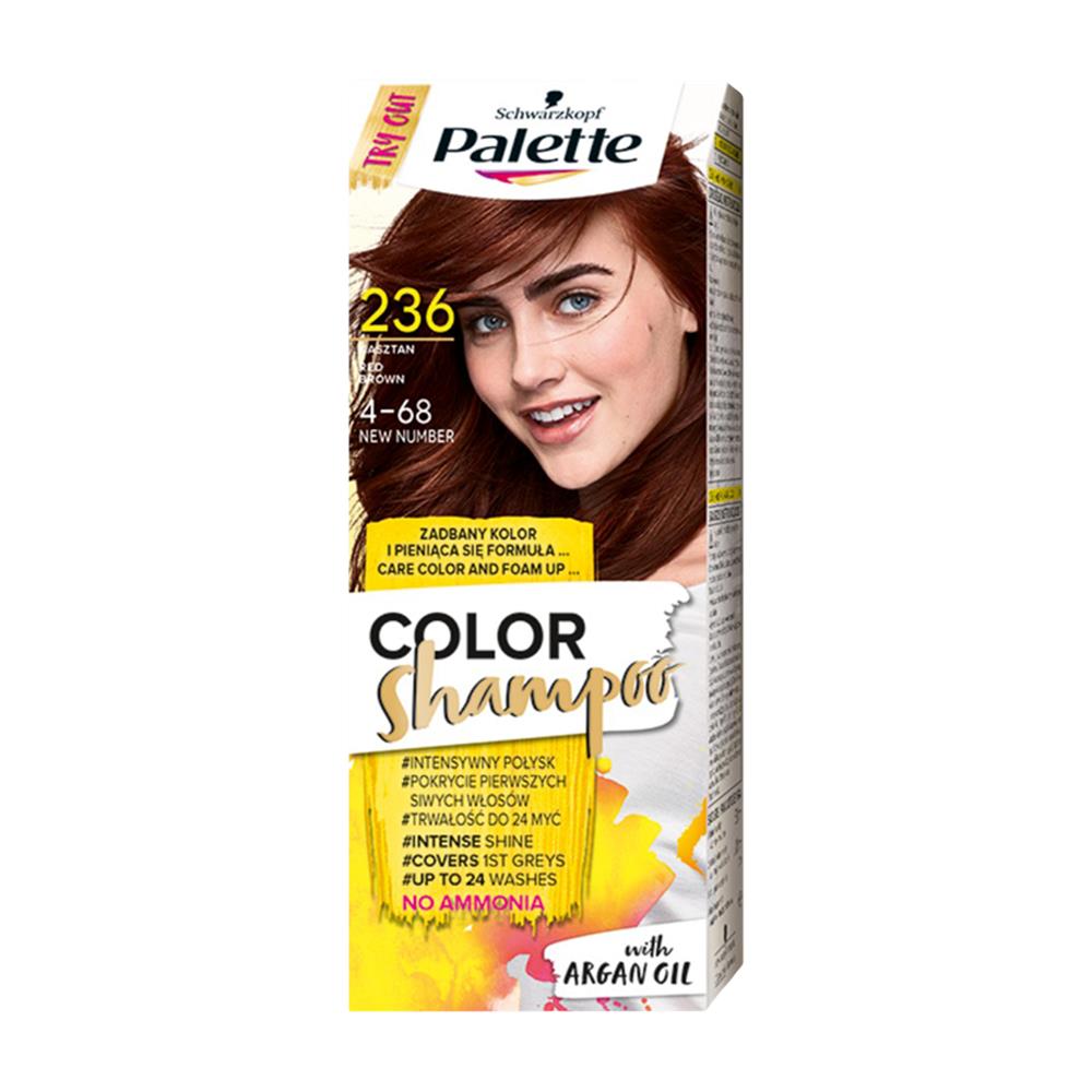 palette color shampoo szampon koloryzujący kasztan