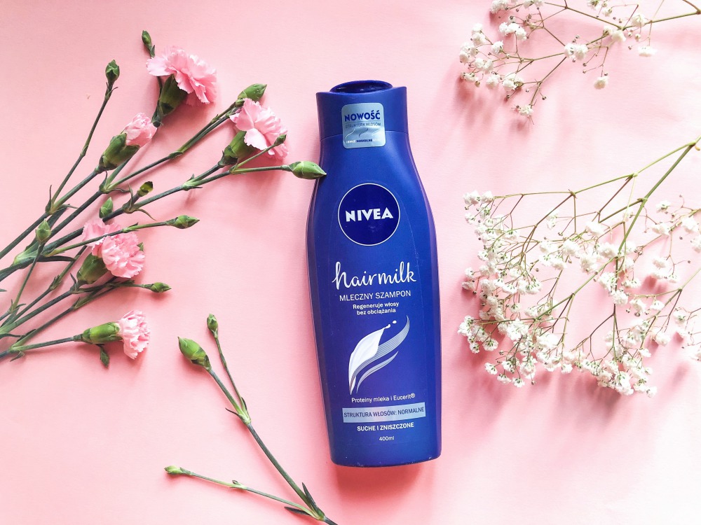 nivea hairmilk włosy normalne szampon opinie