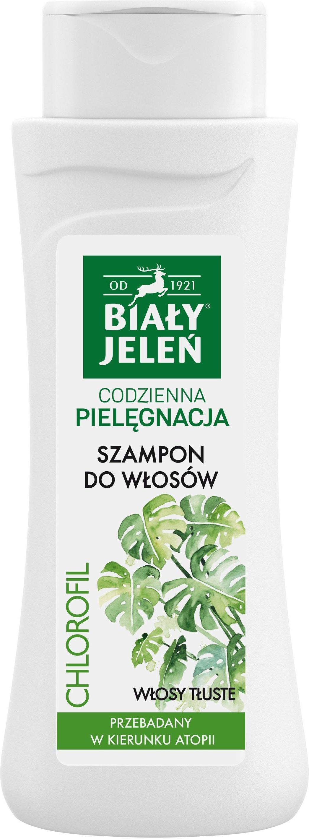 biały jeleń szampon dermo łagodzący z naturalnym chlorofilem 300 ml