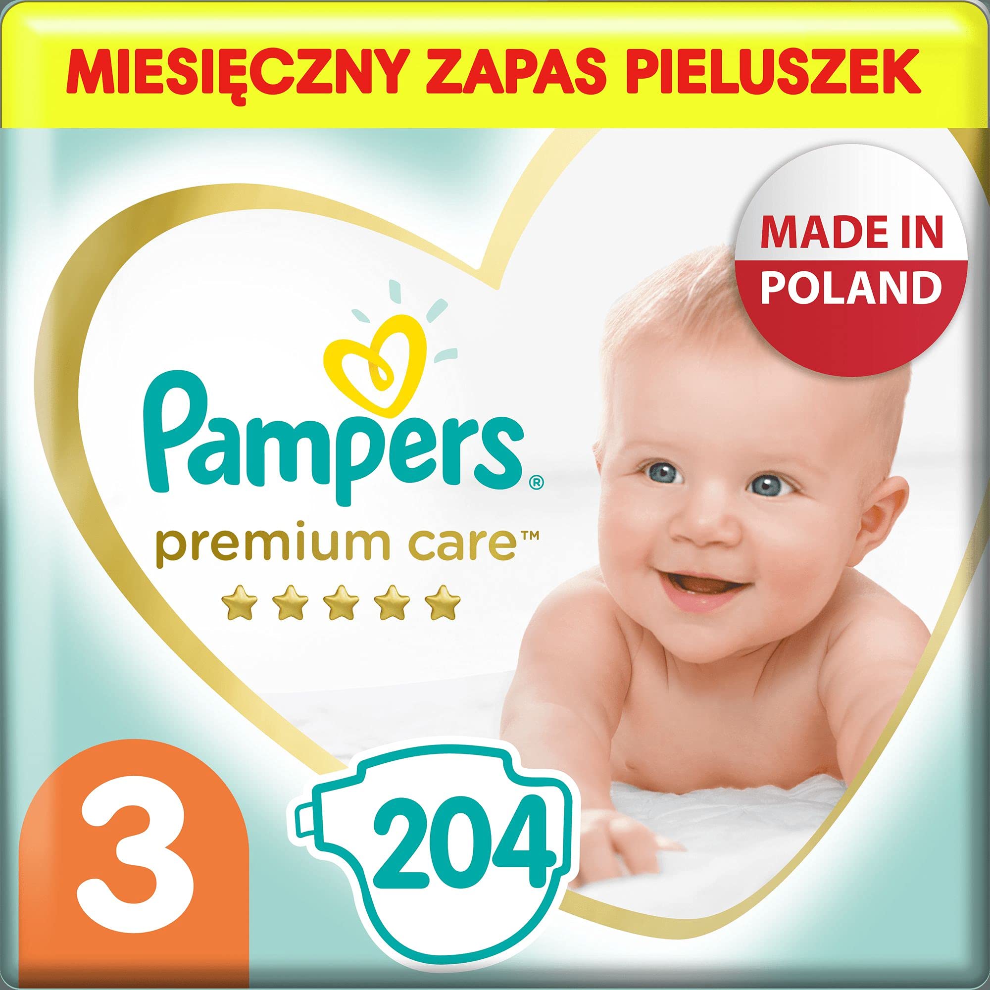 pampers premium care 3 midi 204