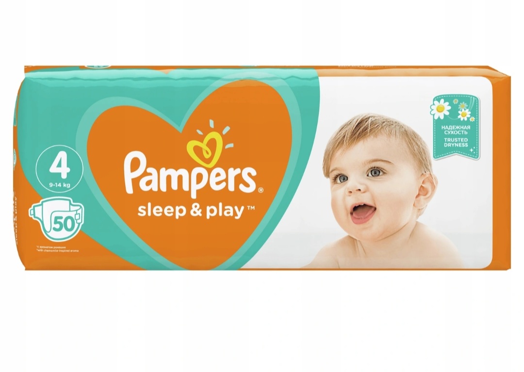 pampers 4 pomarańczowe