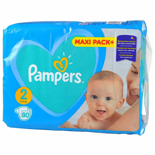 pampers 2 maxi pack 80