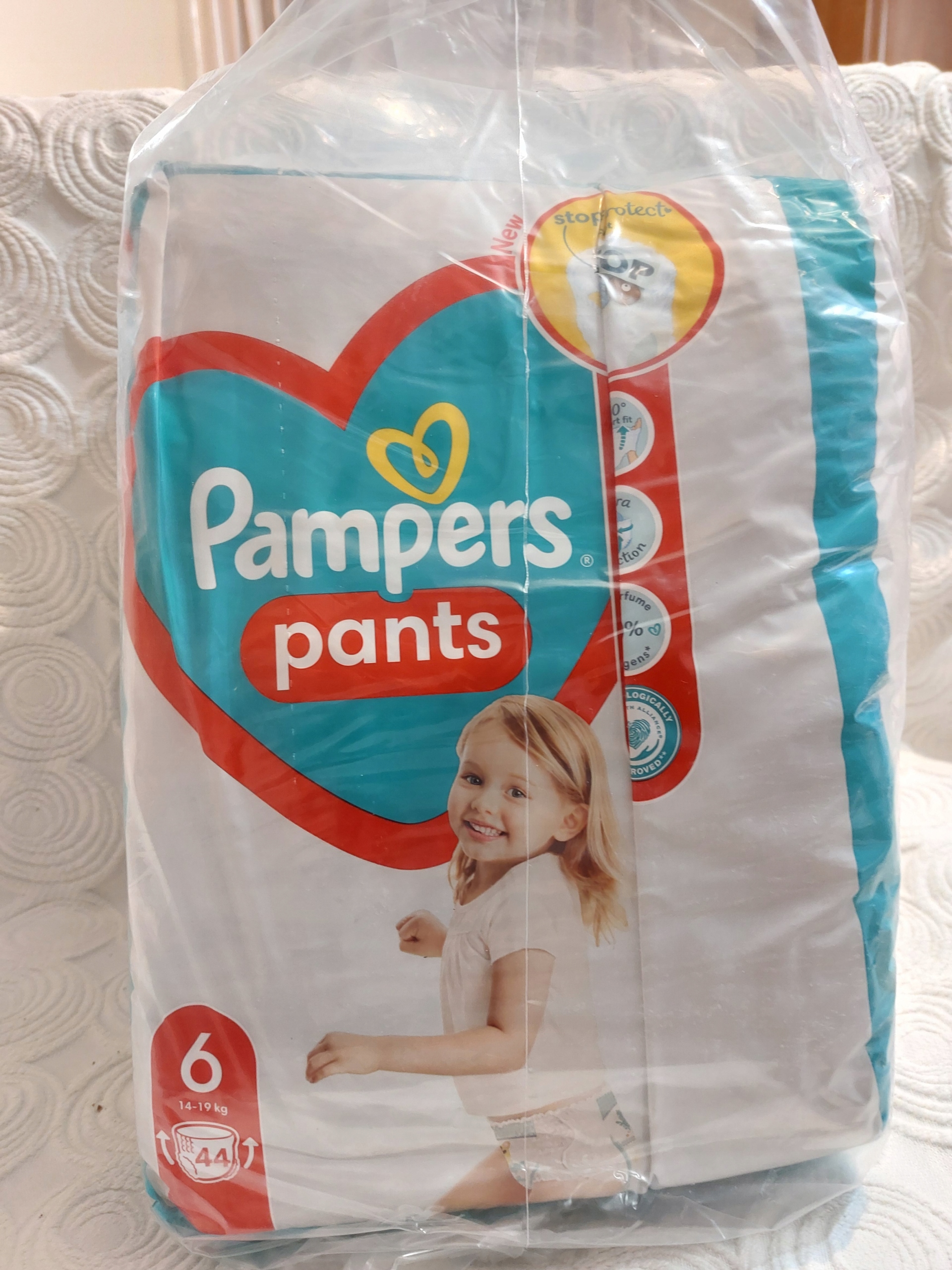 pampers pants 6 44 szt