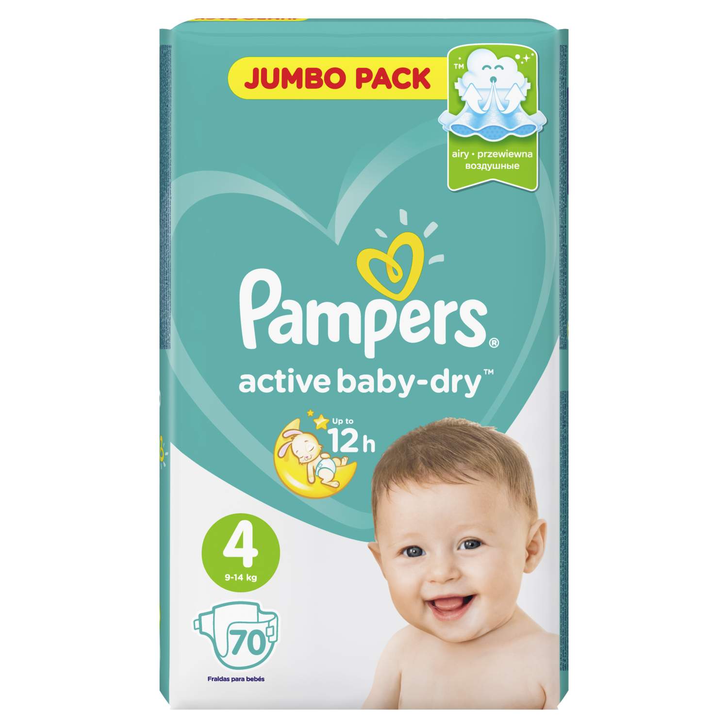 cena pampers active baby-dry 4