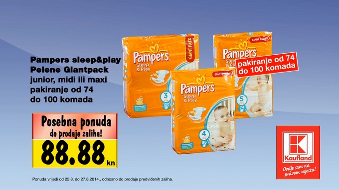 pampers sleep and play 5 kaufland