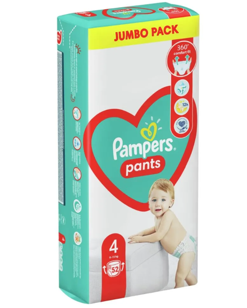 pampers 4 active 52