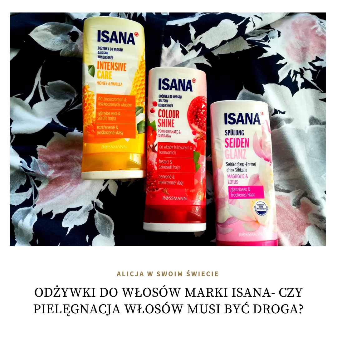 isana colour shine odżywka do włosów miod