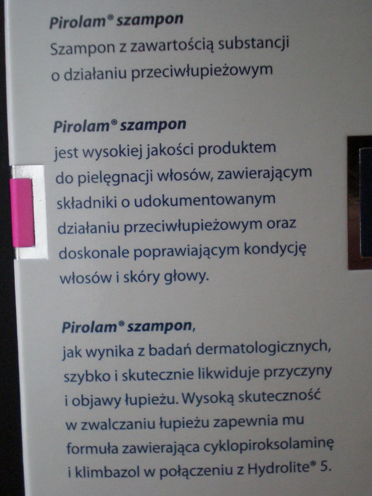 szampon pirolam skład