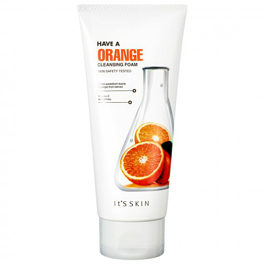 its skin have a orange pianka do mycia twarzy