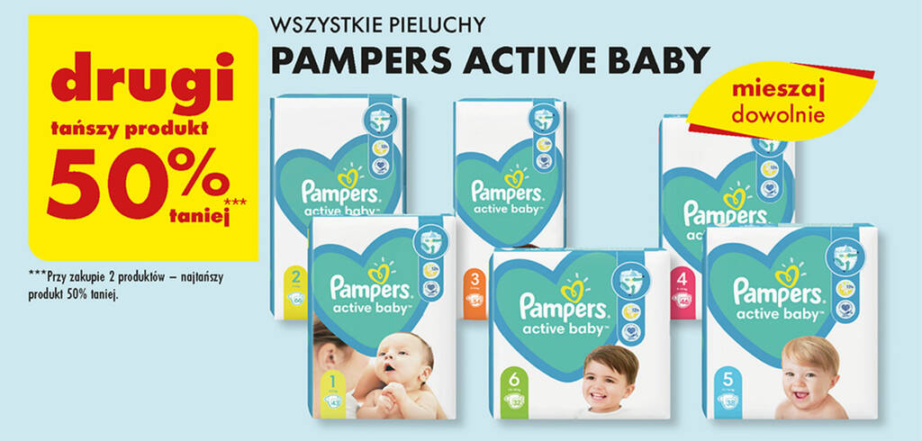 biedronka pieluchy pampers 29 99