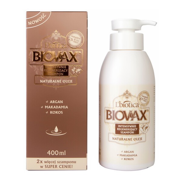 doz biovax szampon argan 400 ml