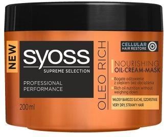 syoss supreme oleo rich odżywka do włosów 200 ml