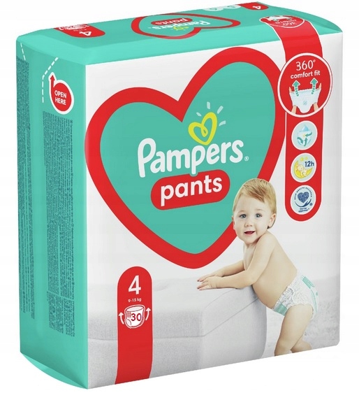 allegro pieluchomajtki pampers 4