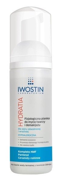 iwostin sensitia pianka do mycia twarzy i demakijażu 165 ml