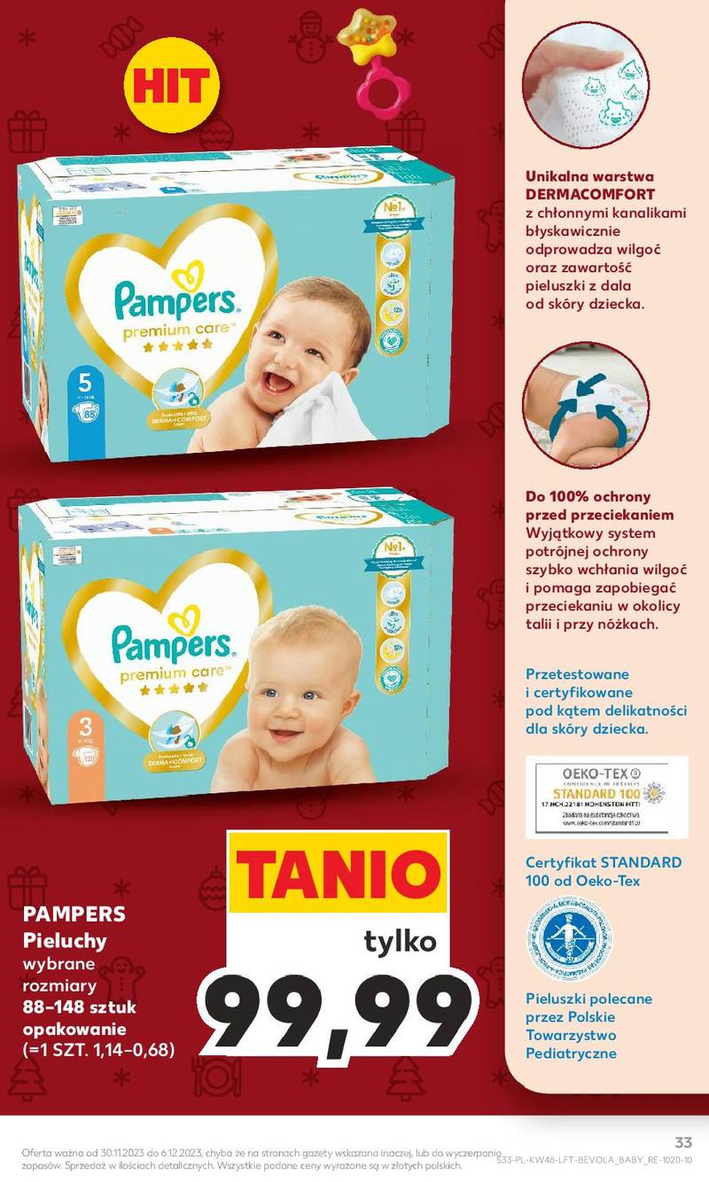 kauffland pieluchy pampers